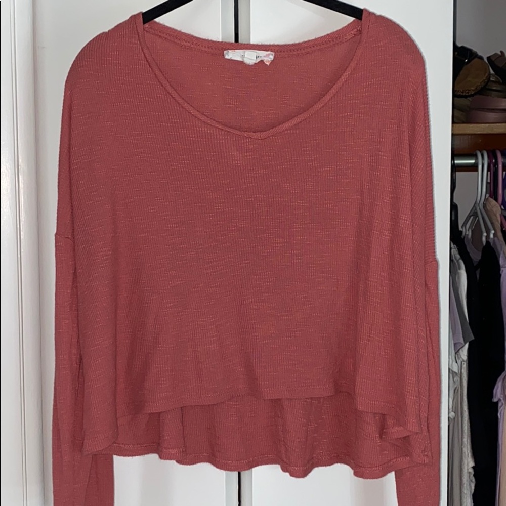 Pink rose top